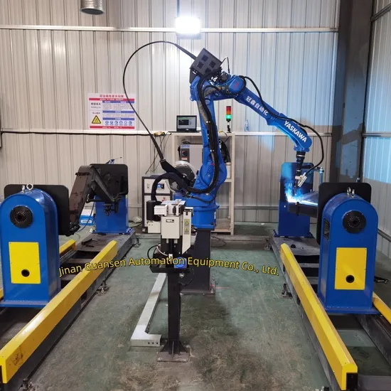 Intelligent Industrial Arc Welding Robot and Positioner Welding Workstation for Efficient Solution of Metal Pipe Welding